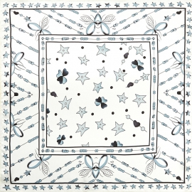 100% mulberry silk high quality elegant square scarf