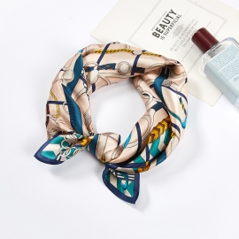 100% mulberry silk high quality elegant square scarf