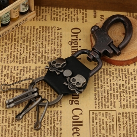 Leather keychain