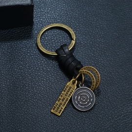 Leather keychain