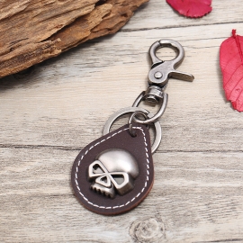 Leather keychain