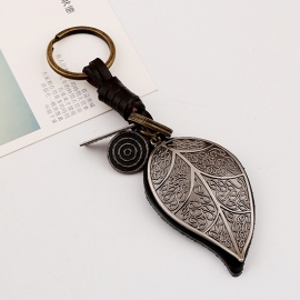 Leather keychain
