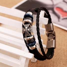 Handmade vintage cowhide bracelet