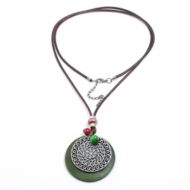 Wax wire alloy necklace antique girl jewelry necklace wholesale fashion long sweater chain