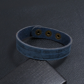 Simple retro cowhide bracelet european and american new jewelry light plate leather bracelet