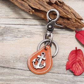 Leather keychain
