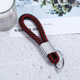 Leather keychain
