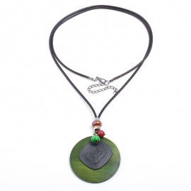 Wax wire alloy necklace antique girl jewelry necklace wholesale fashion long sweater chain