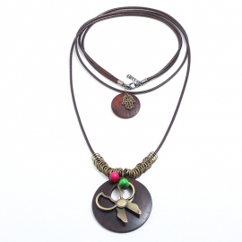 Sweater necklace retro alloy ladies long necklace european and american fashion multilayer sweater chain