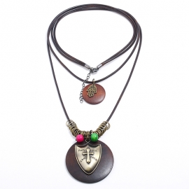 Sweater necklace retro alloy ladies long necklace european and american fashion multilayer sweater chain