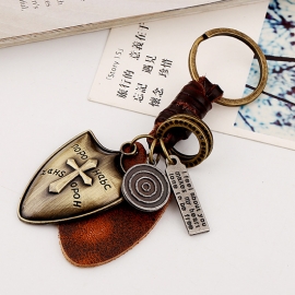 Leather keychain