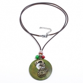 Wax wire alloy necklace antique girl jewelry necklace wholesale fashion long sweater chain