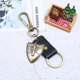 Leather keychain