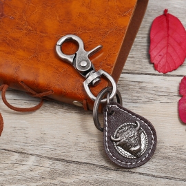 Leather keychain