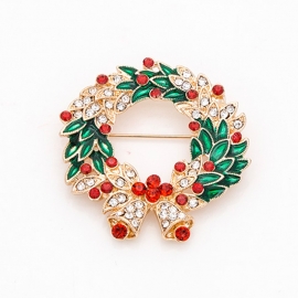 New style diamond alloy jewelry european and american retro exquisite bell pins