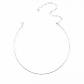 European and american necklaces, minimalist style, versatile temperament, copper open collar necklace