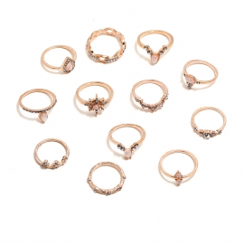 Joint ring set combination bohemia europe and america retro ethnic style aliexpress explosive ring