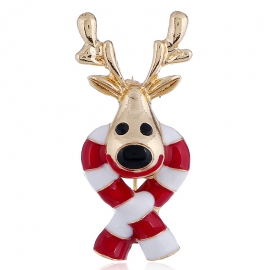 European and american creative elk brooch christmas gift pin accessories scarf fawn christmas gift