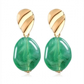 Cross-border hot sale korean temperament simple earrings acrylic fashion earrings wild new personality irregular earrings