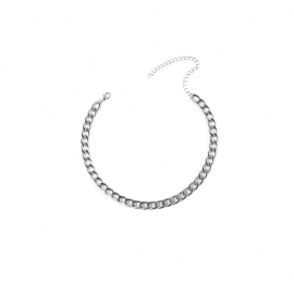 European and american cross-border jewelry fashionable female geometric freedom new element necklace metal ring necklace set