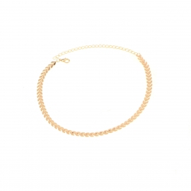 European and american cross-border exclusive jewelry fashion popular necklace leaf chain simple necklace necklace women