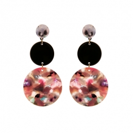 Long geometric disc earrings earrings women european and american style fashion net celebrity fashion accessories