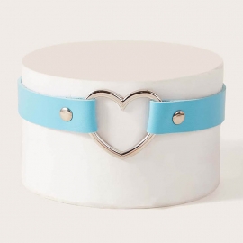 European and american cross-border hot style fashion nightclub punk style love leather collar