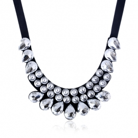 European and american fashion, all-match, high-end dance party hundred matching accessories, flannel full of diamonds, creative new necklaces, explosive accessories