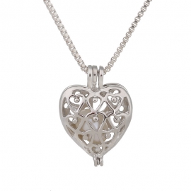 Wish aliexpress hot new jewelry mom love oyster pearl hollow series pendant necklace female