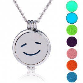 Cross-border hot-selling hot style handmade diy aromatherapy luminous long hip-hop expression bag sweater chain pendant necklace wholesale