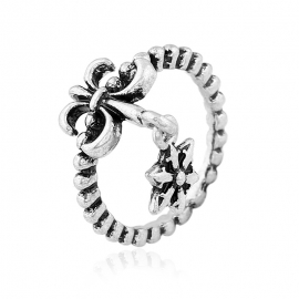 European and american personality open rudder ring simple style fashion adjustable ring