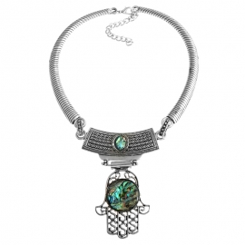 European and american jewelry, simple fashion items, amazon hot style retro palm necklace