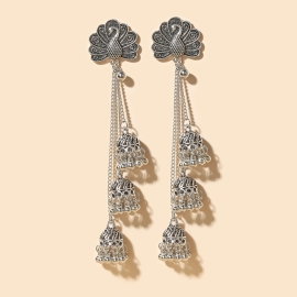 Indian ethnic wind bell earrings aliexpress hot selling exotic earrings earrings