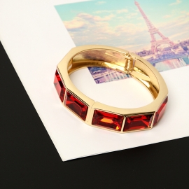 New european and american popular palace style luxury zircon diamond opening and closing boutique bracelet christmas gift jewelry