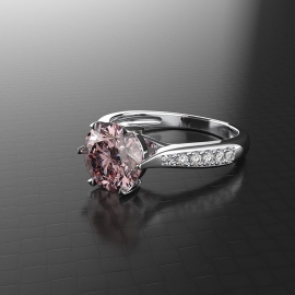 Elegant high quality fashion zircon s925 silver ring