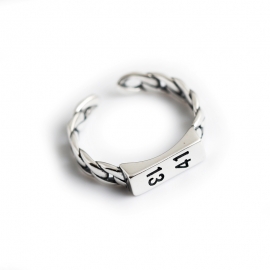 1314 ring wild good-looking s925 sterling silver open ring ring bracelet jewelry