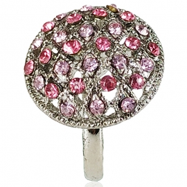 The new open adjustable fashionable full diamond ring