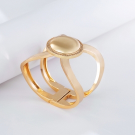 New niche ladies bracelet european and american retro baroque style bracelet exaggerated hollow turquoise bracelet