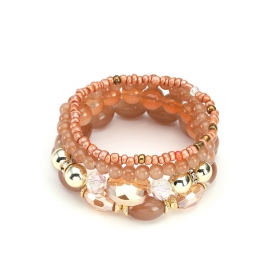 European and american hot-selling bracelet womens multiple bohemian bead bracelets ethnic style personality creative crystal bracelet wholesale