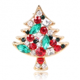Creative christmas gift christmas tree brooch