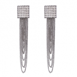 New alloy tassel earrings european and american brand personality earrings cross-border e-commerce wish aliexpress hot selling