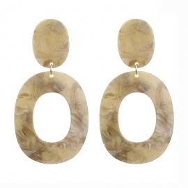 European and american exaggerated big brand personality simple retro acrylic geometric earrings aliexpress  earrings wholesale