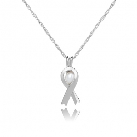 Christmas hot-selling winter scarf diy cage pendant natural freshwater oyster pearl necklace