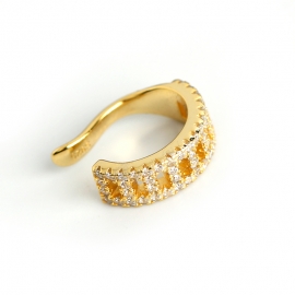 Ear bone clip ear buckle wild ins wind s925 sterling silver