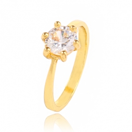 European and american popular jewelry, exquisite fashion ring, explosive diamond-set zircon ring