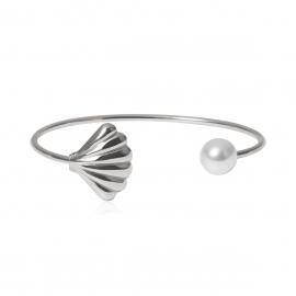 European and american cross-border jewelry niche star-shaped personality geometric jewelry simple ocean style shell pearl temperament bracelet