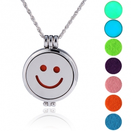 European and american hot-selling hip-hop expression glowing jewelry, personalized christmas long sweater chain, luminous diy pendant necklace