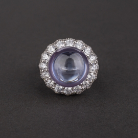 Elegant high quality fashion zircon s925 silver ring