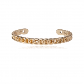 European and american cross-border jewelry, personalized adjustable mirror bracelet for women, simple single-layer wave geometric chain bracelet