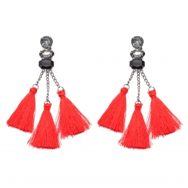 Factory direct sales fashion new bohemian long tassel earrings women yiwu small jewelry wholesale